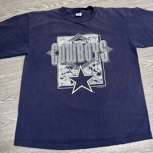 Vintage 90s Dallas Cowboys T Shirt Men’s Sz XL 1996 NFL Logo 7 Made In USA